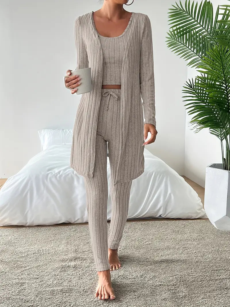 Aveline Premium 3-Piece Ribbed Set