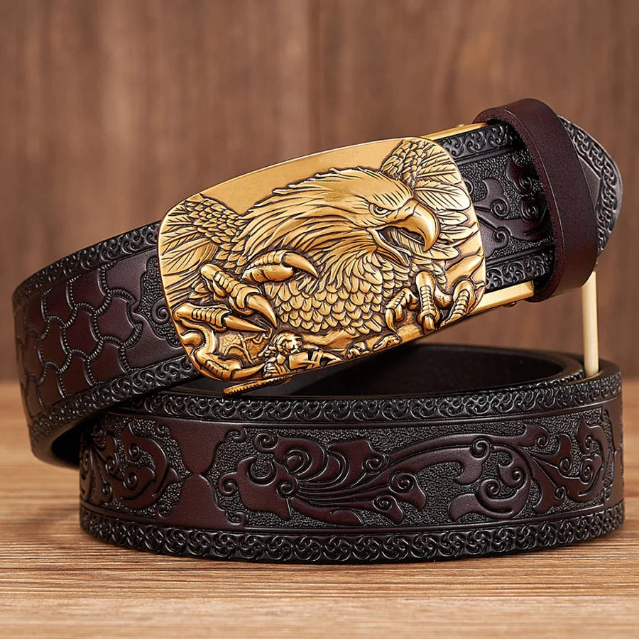 Imperium Eagle Leather Belt