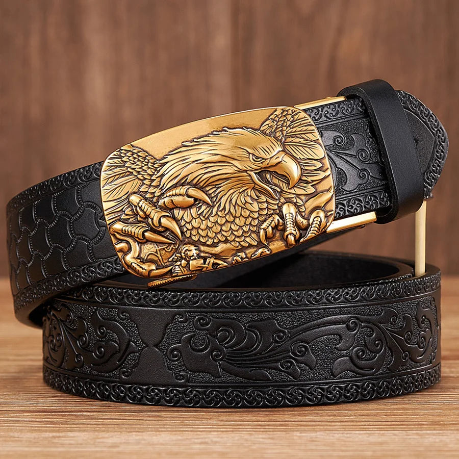 Imperium Eagle Leather Belt
