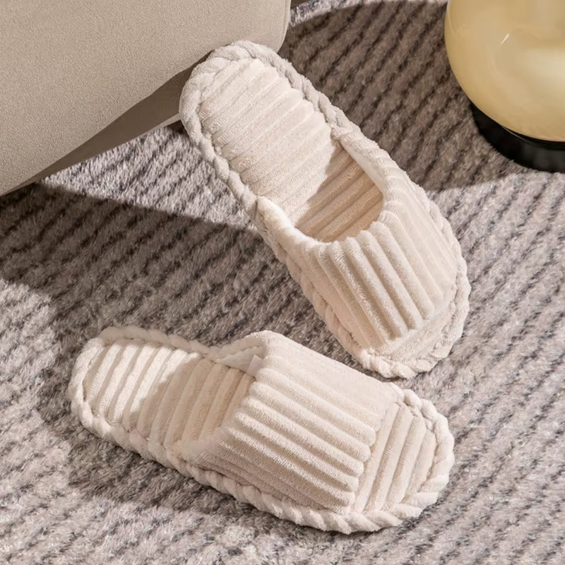 Haven Ribbed Corduroy Slides