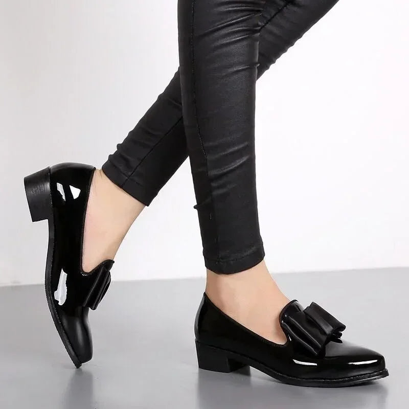Marbella Patent Bow Flats