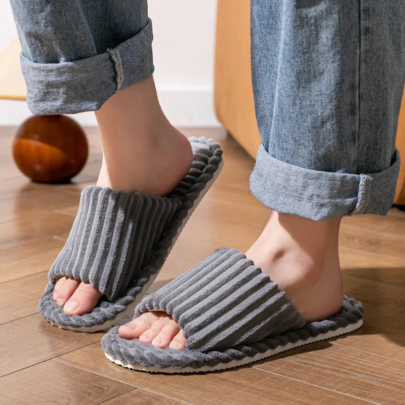 Haven Ribbed Corduroy Slides