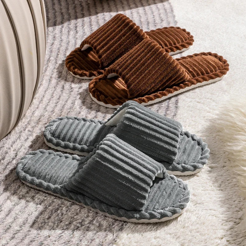 Haven Ribbed Corduroy Slides