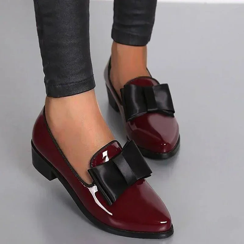 Marbella Patent Bow Flats