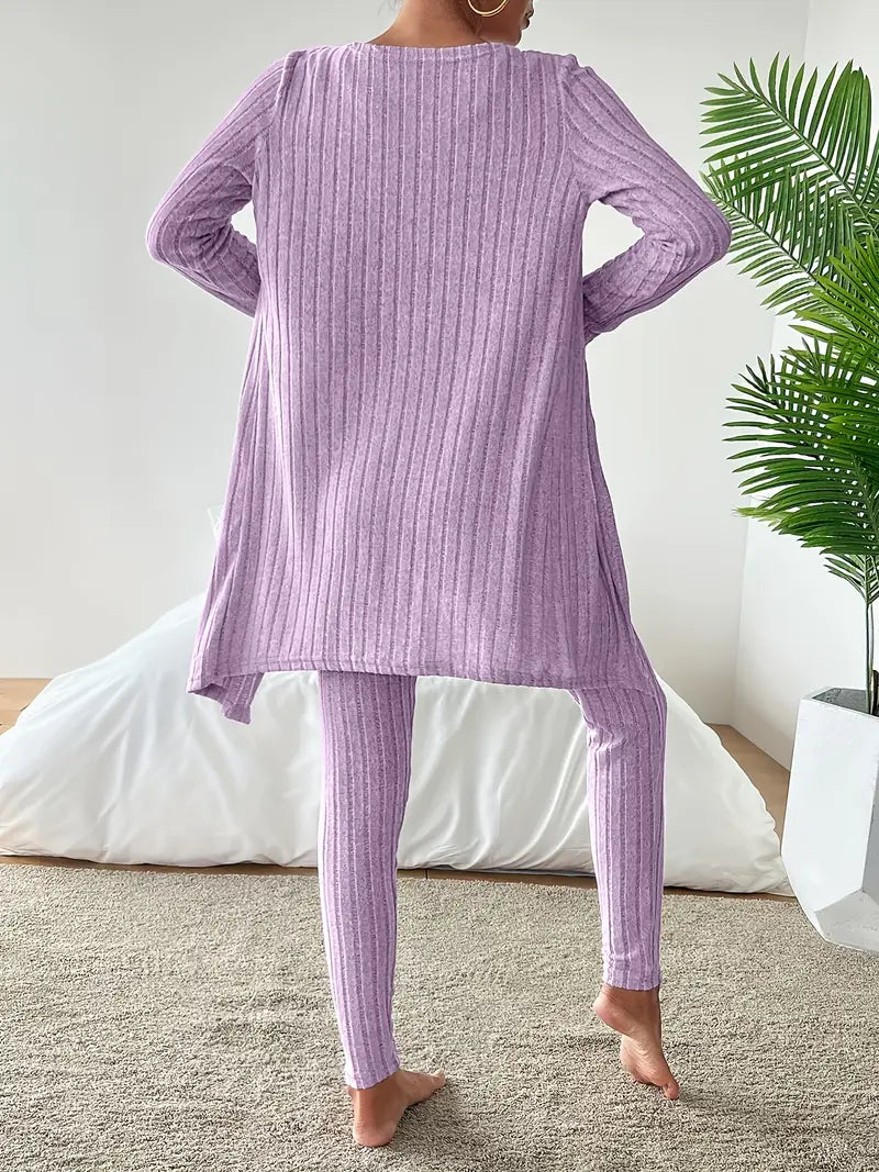 Aveline Premium 3-Piece Ribbed Set