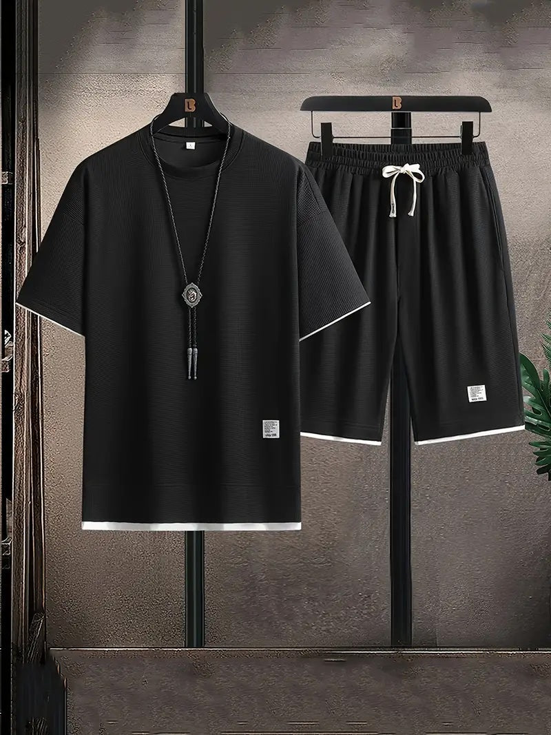Men's Waffle Knit Lounge Set