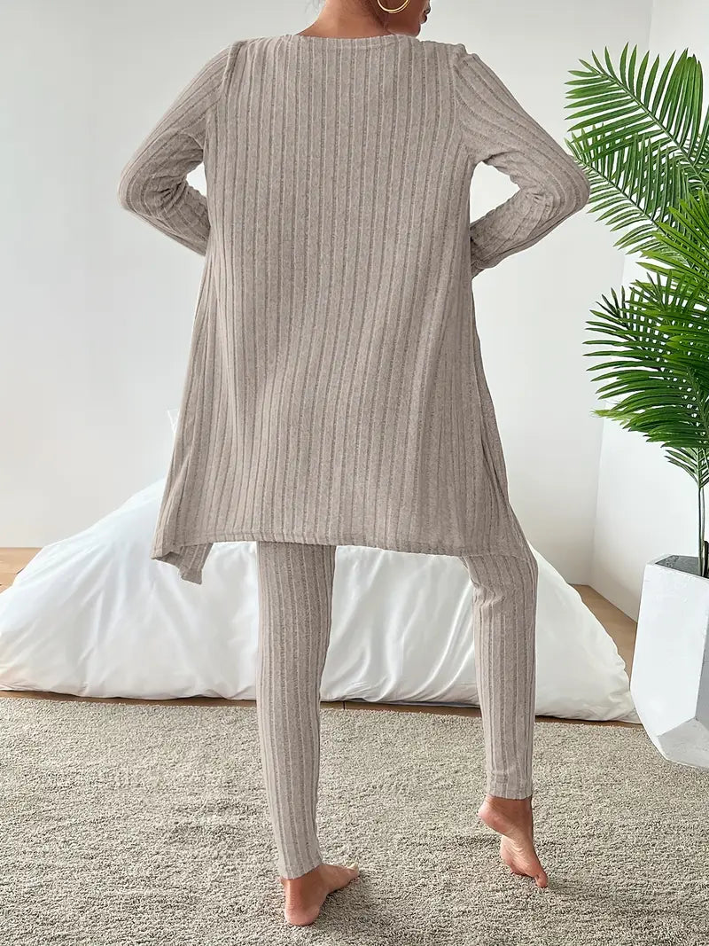 Aveline Premium 3-Piece Ribbed Set