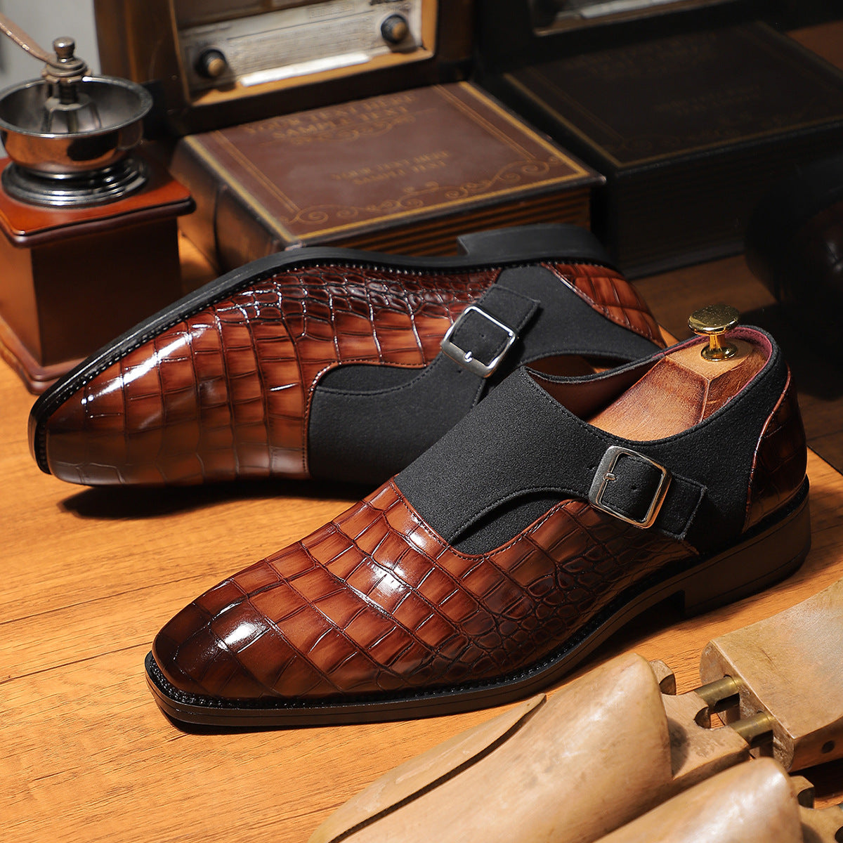 Valentini Signature Buckle Italian Loafers