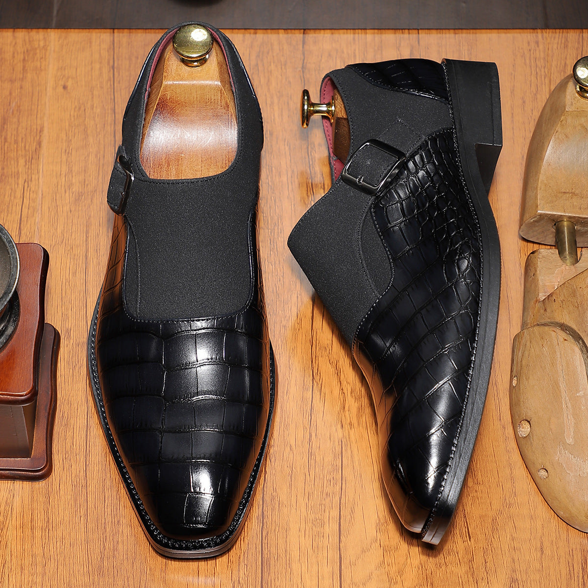 Valentini Signature Buckle Italian Loafers