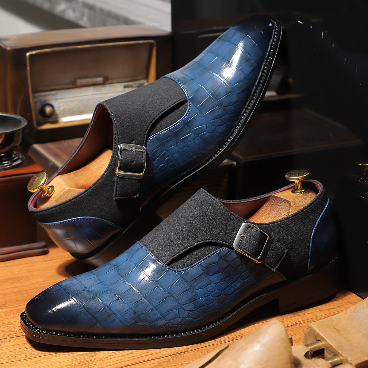 Valentini Signature Buckle Italian Loafers