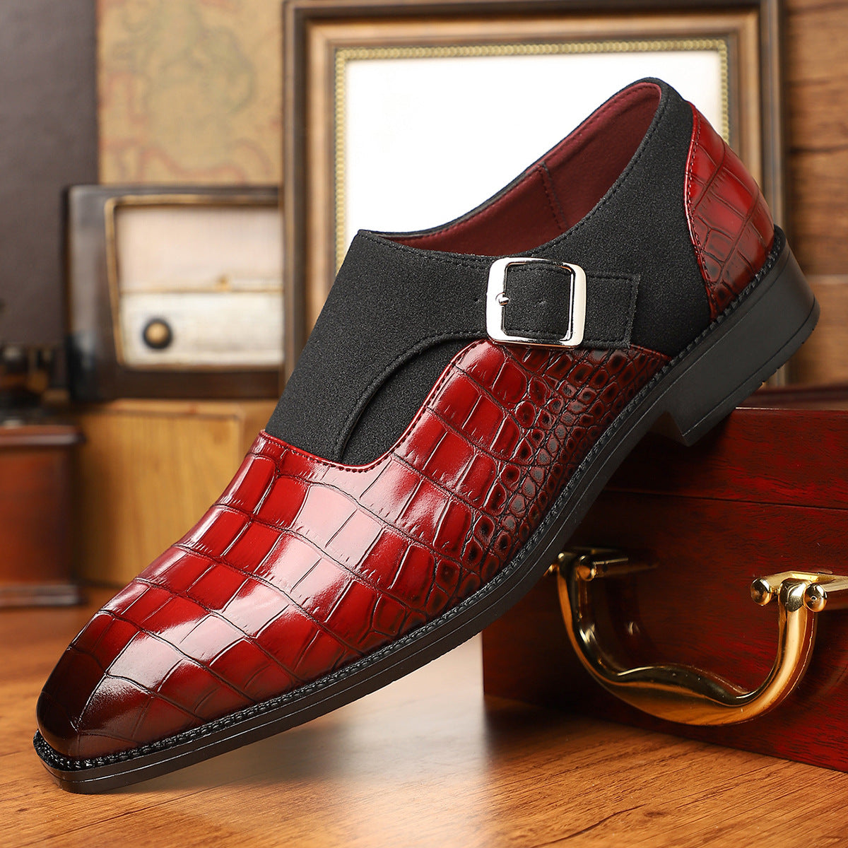 Valentini Signature Buckle Italian Loafers