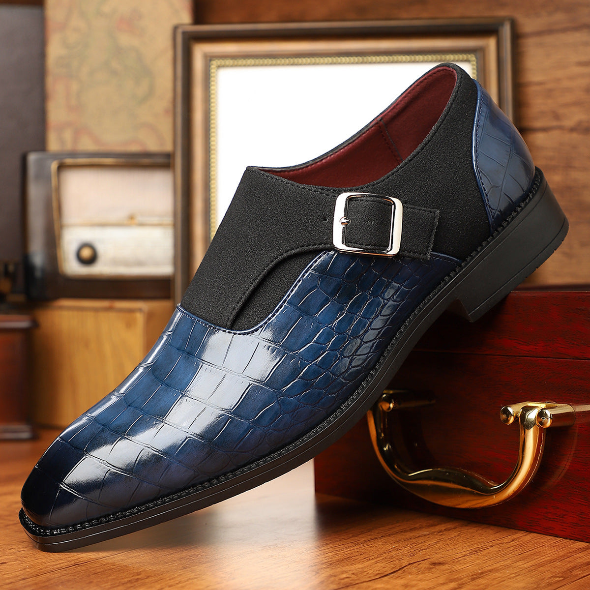 Valentini Signature Buckle Italian Loafers