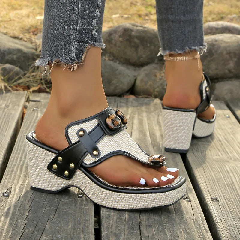Aurelle Sculpted Strap Sandals