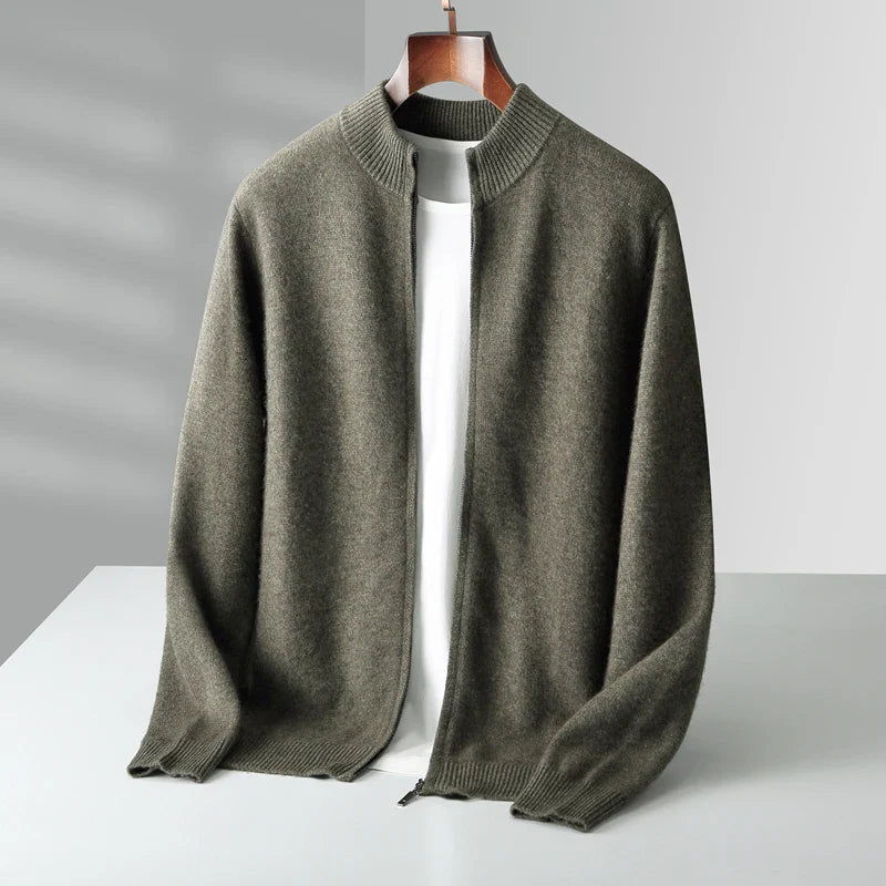 Monarch Full-Zip Cashmere Jacket