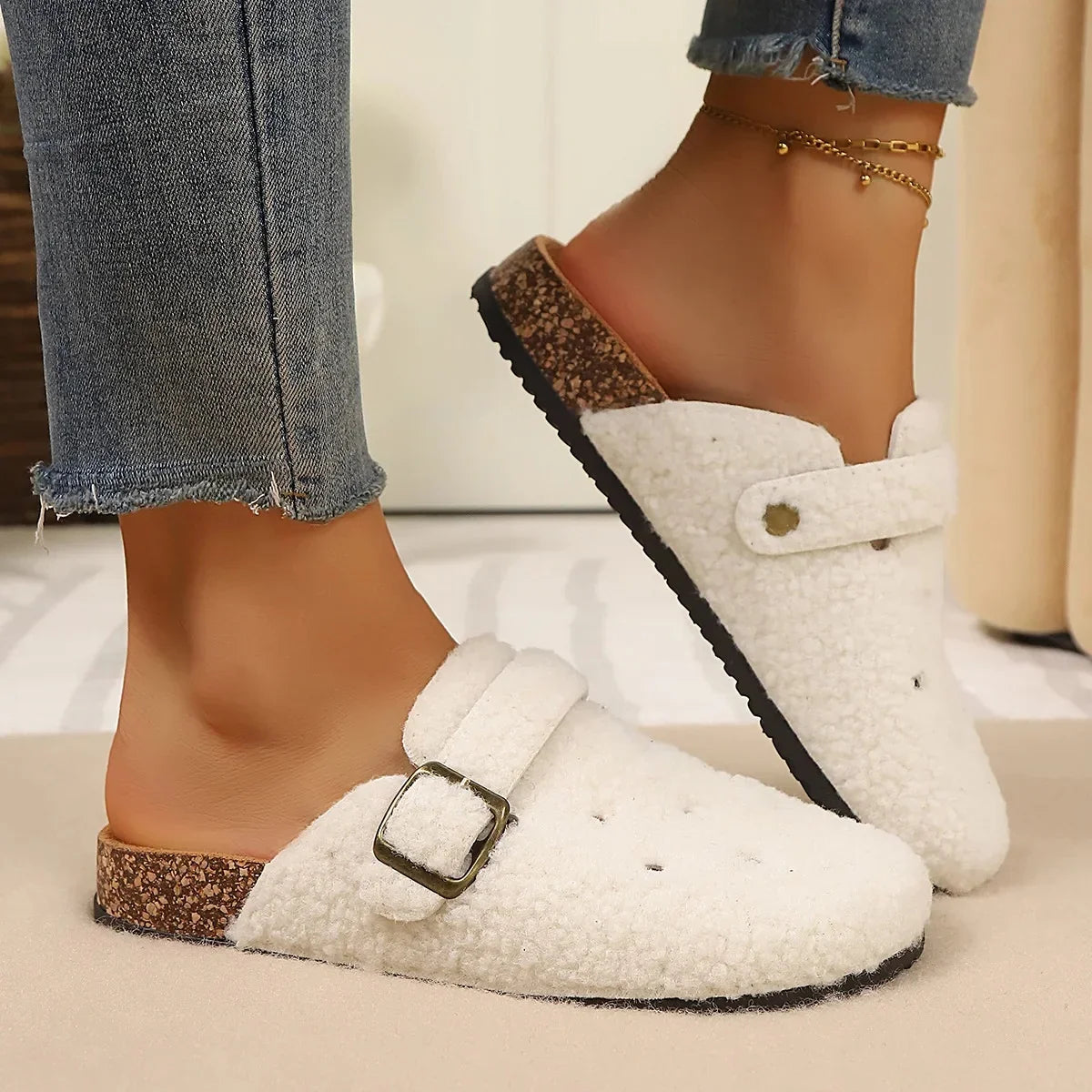 Nestle Fleece Clogs