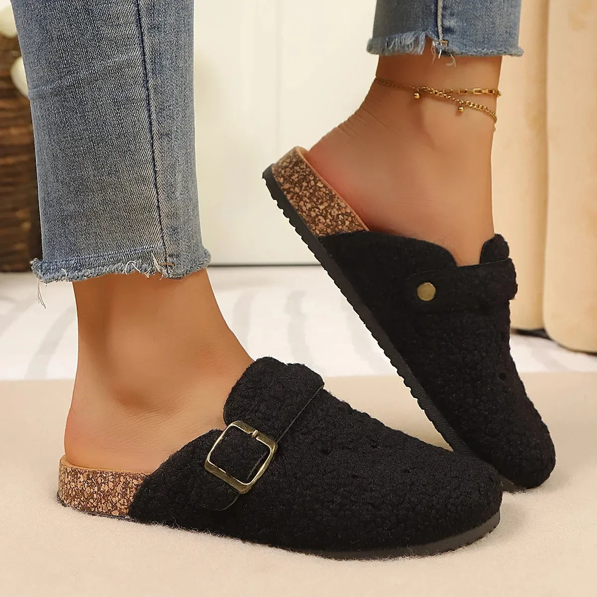 Nestle Fleece Clogs