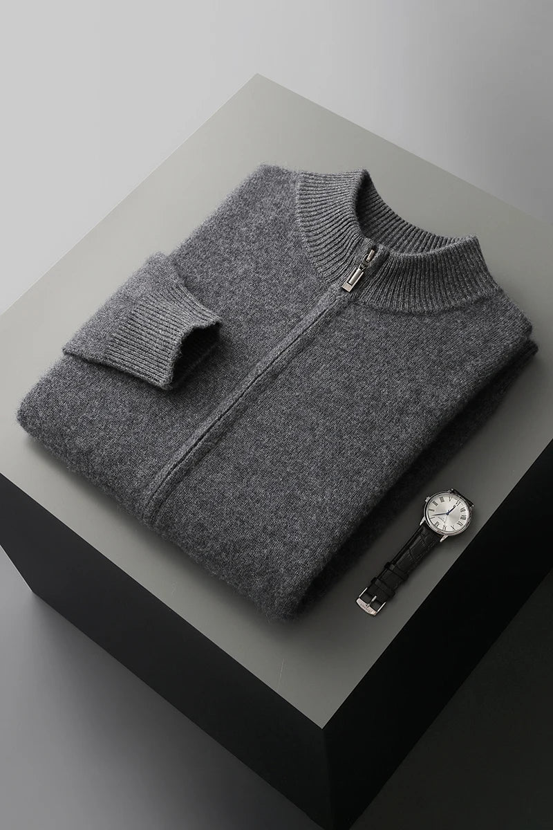 Monarch Full-Zip Cashmere Jacket