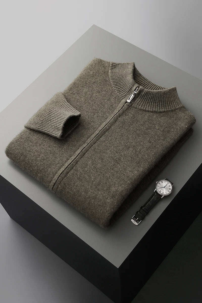 Monarch Full-Zip Cashmere Jacket