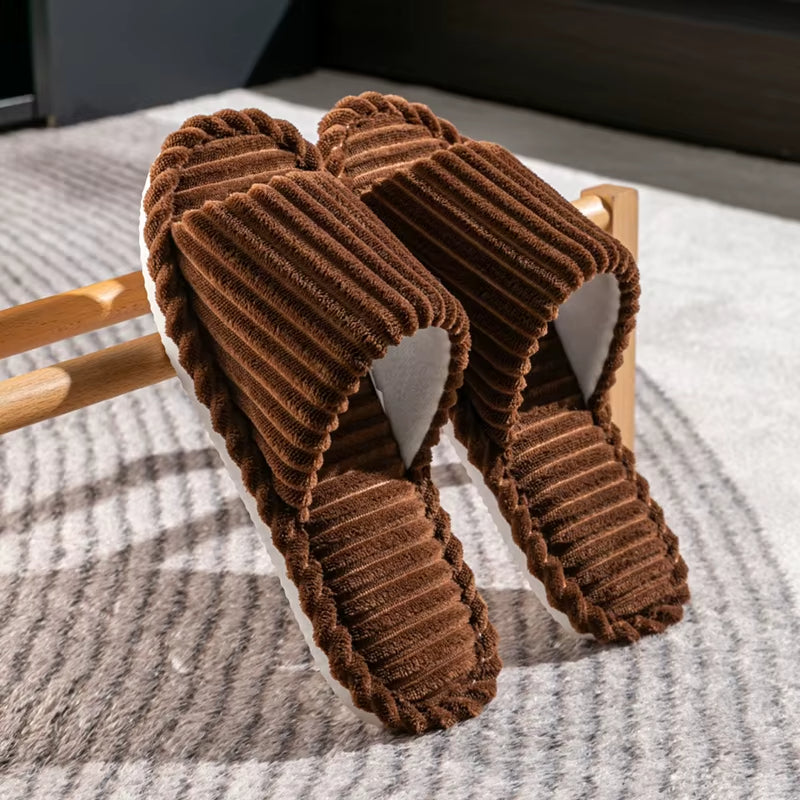 Haven Ribbed Corduroy Slides