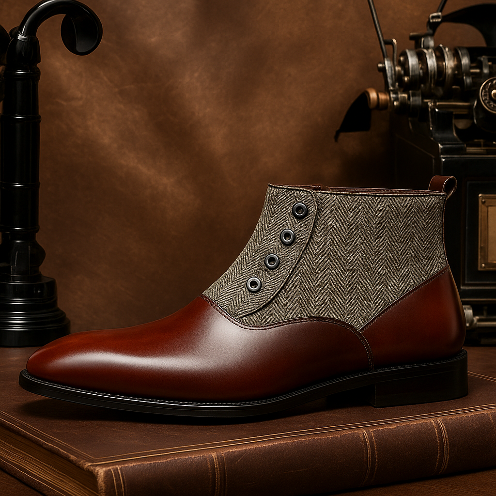 Harrington Calfskin Oxford Boots