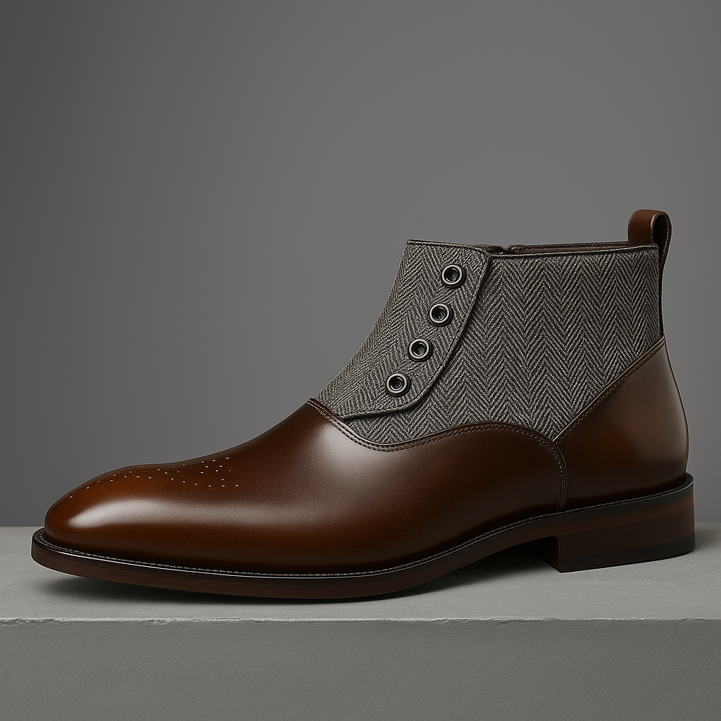 Harrington Calfskin Oxford Boots
