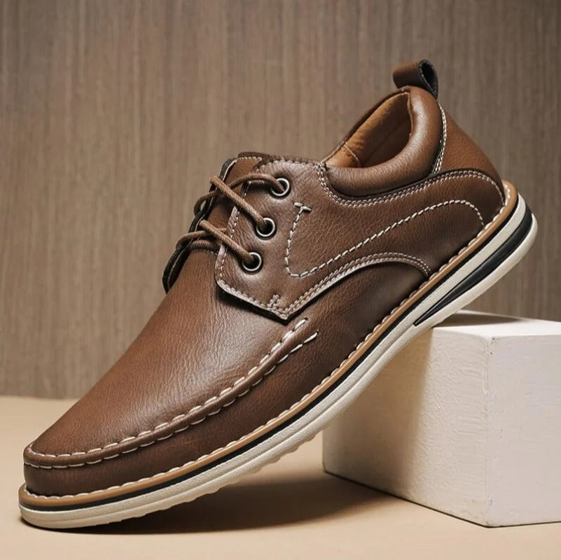 Camden Leather Moc Oxfords