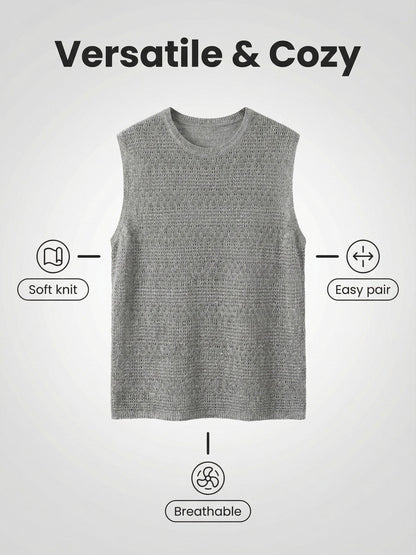Driftstone Waffle Sleeveless Pullover
