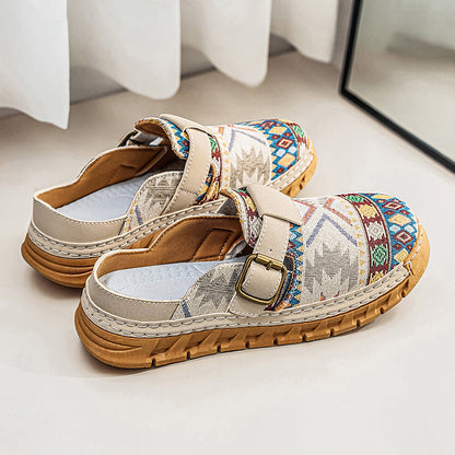 Marrakech Woven Buckle Slides