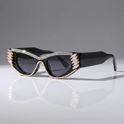 Odalys Crystal Cat-Eye Sunglasses