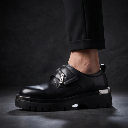 Foundry Zip-Strap Platform Loafer