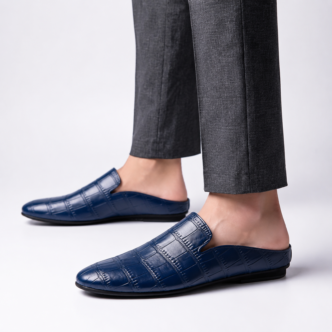 Marchetti Croc-Embossed Loafer