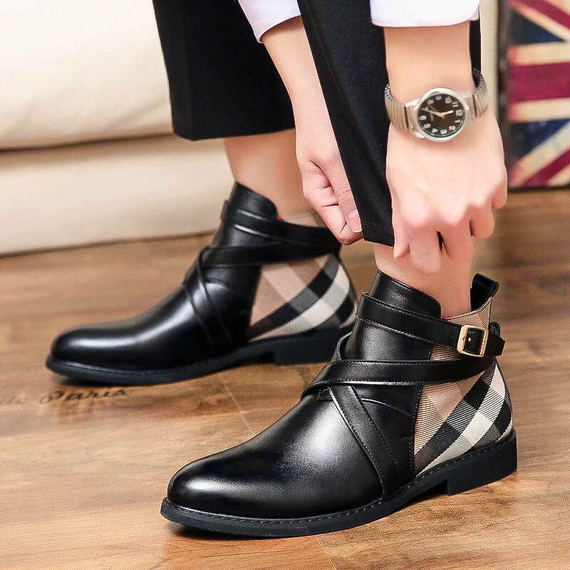 Mayfair Monogram Crossover Boot