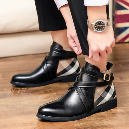 Mayfair Monogram Crossover Boot