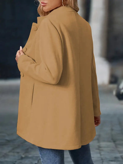 Marchesa Stand-Collar Coat