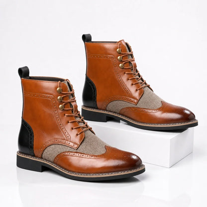 Hornbury Tweed Wingtip Boots