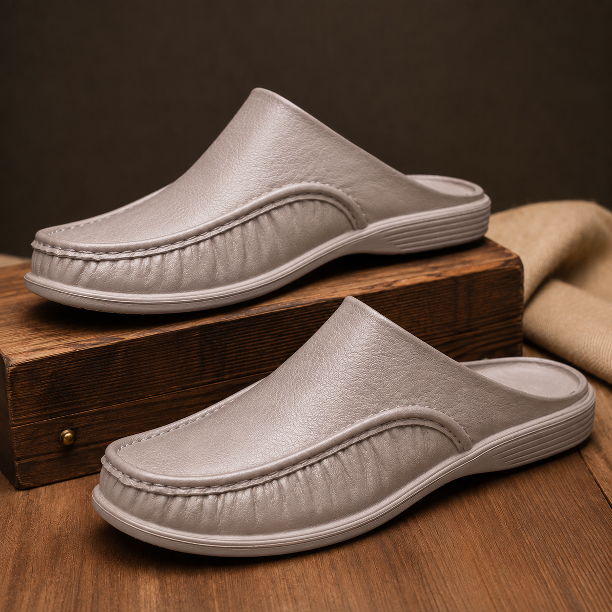 Holton Leather Mule Clogs