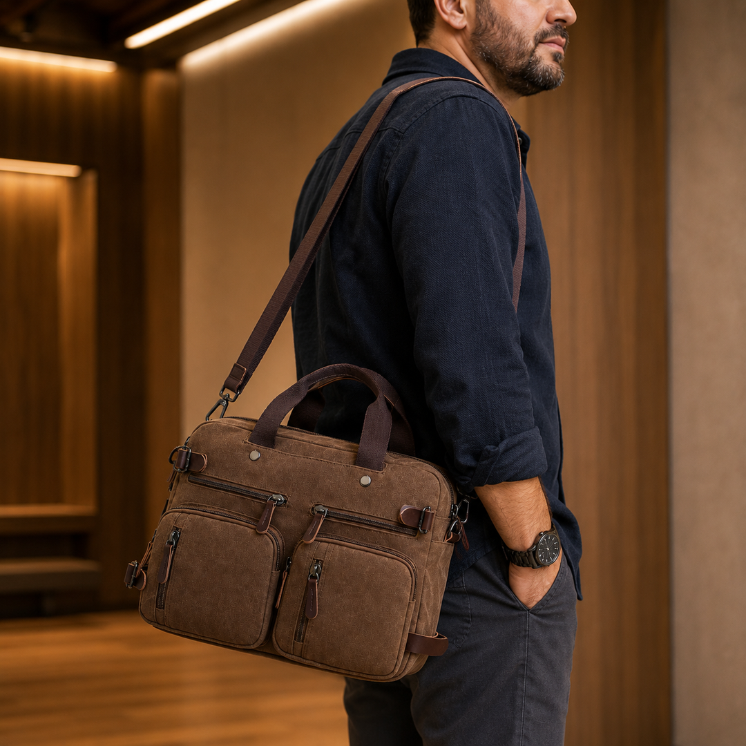 Rourke Canvas Briefcase