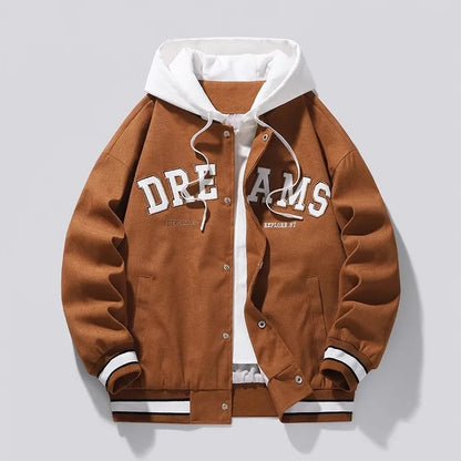 Varsity-Inspired Hooded Bomber – "Dreams" Edition