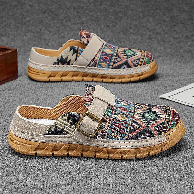 Marrakech Woven Buckle Slides
