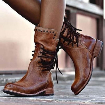 The Rebel Lace-Up Boot
