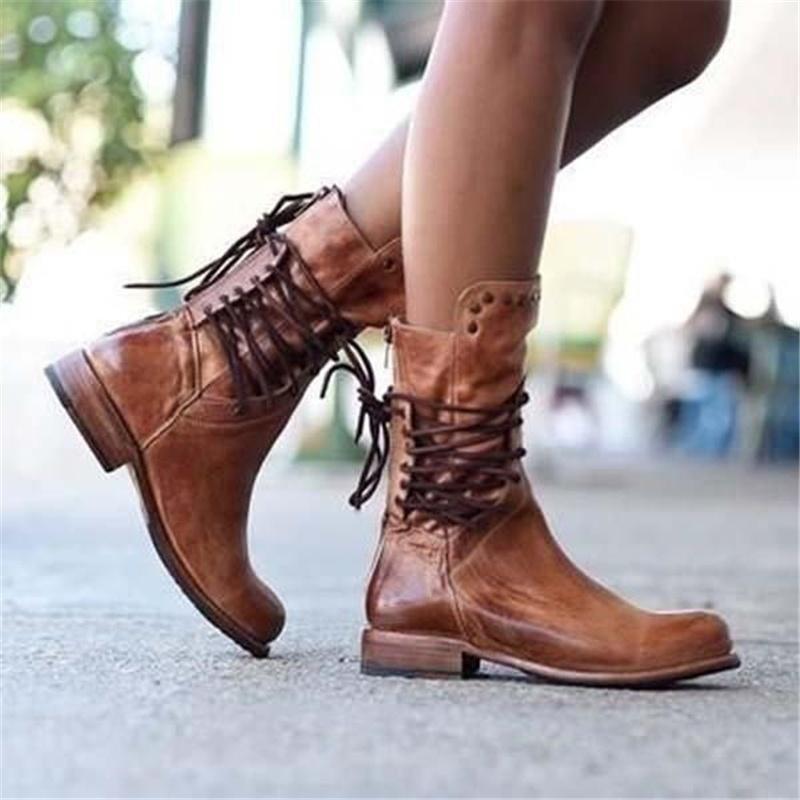 The Rebel Lace-Up Boot