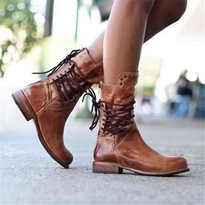 The Rebel Lace-Up Boot