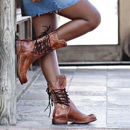 The Rebel Lace-Up Boot