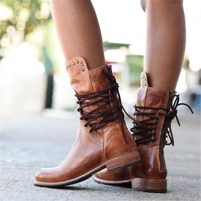 The Rebel Lace-Up Boot