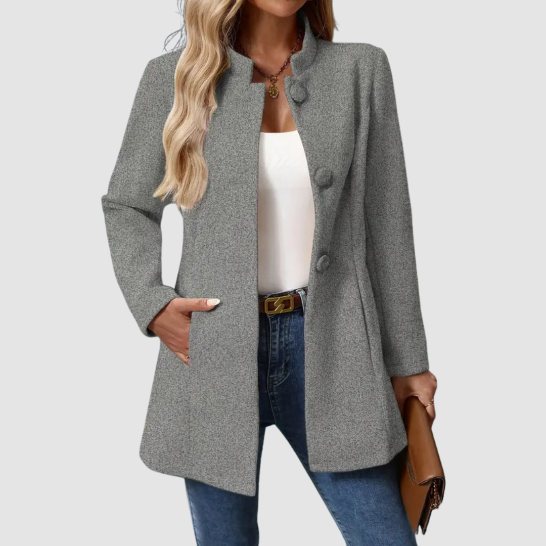 Marchesa Fit-and-Flare Coat