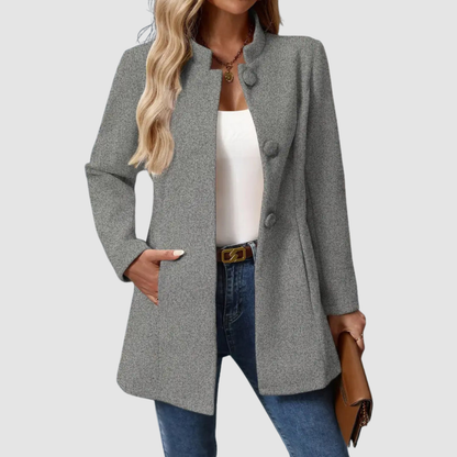 Marchesa Fit-and-Flare Coat