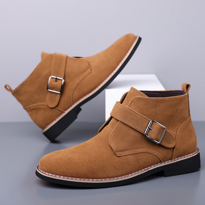 Klein Cobalt Suede Chelsea Boot