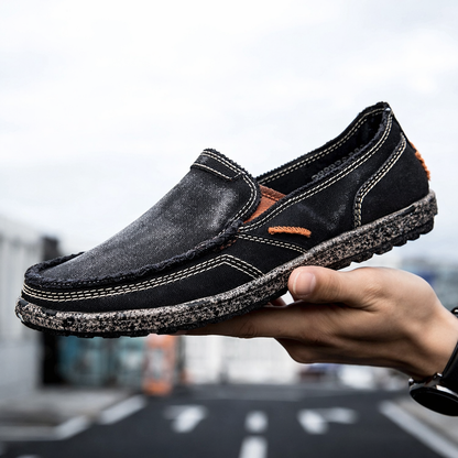 Santorini Canvas Slip-On Loafer