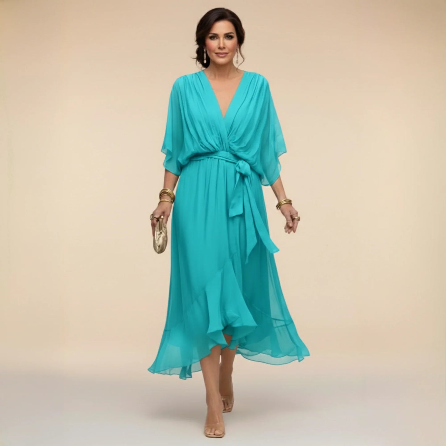 Florentine Drape Midi