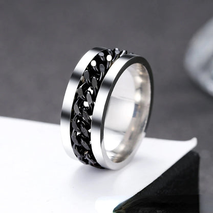Lennox Revolve Link Ring